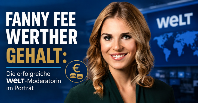 Fanny Fee Werther Gehalt: Die junge WELT-Moderatorin im Porträt