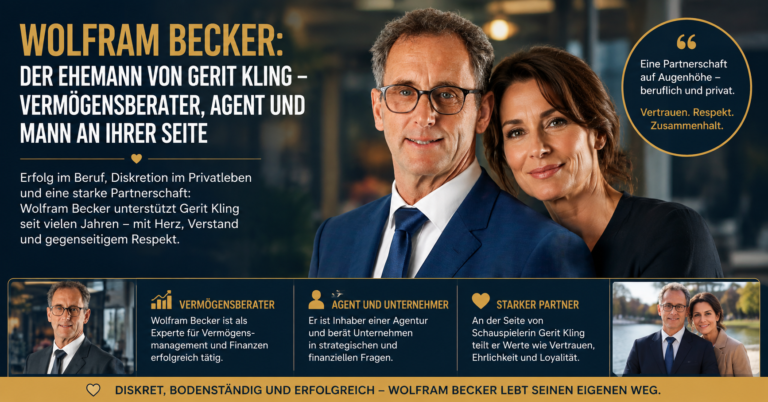 Wolfram Becker: Der Ehemann von Gerit Kling – Vermögensberater, Agent und Mann an ihrer Seite