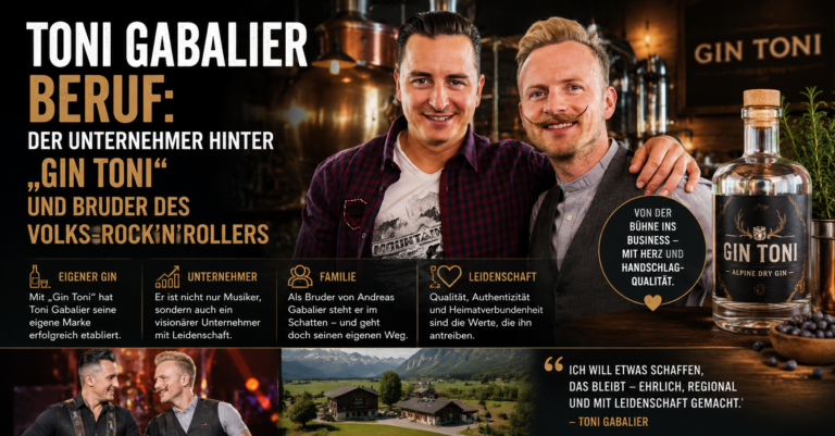 Toni Gabalier Beruf: Der Unternehmer hinter „Gin Toni“ und Bruder des Volks-Rock’n’Rollers