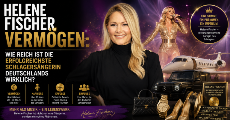 Helene Fischer Vermögen: Wie reich ist die erfolgreichste Schlagersängerin Deutschlands wirklich?