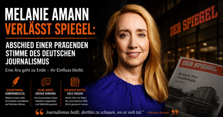 Melanie Amann verlässt Spiegel: Abschied einer prägenden Stimme des deutschen Journalismus