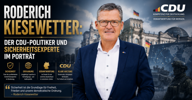 Roderich Kiesewetter: Der CDU-Politiker und Sicherheitsexperte im Porträt