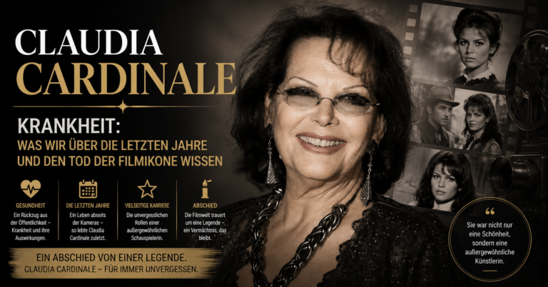 Claudia Cardinale Krankheit: Was wir über die letzten Jahre und den Tod der Filmikone wissen